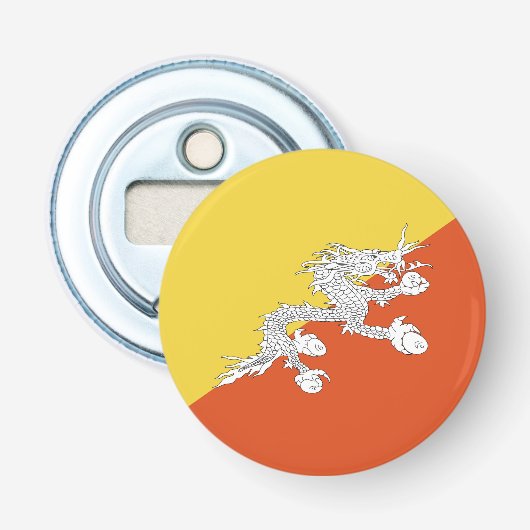 Butaanvlag Button Flesopener (Voorkant)