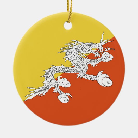 Butaanvlag Keramisch Ornament (Voorkant)