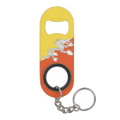 Butaanvlag Mini Flessenopener (Achterkant)
