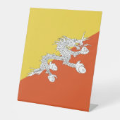 Butaanvlag Reclamebord Met Voetstuk (Voorkant)