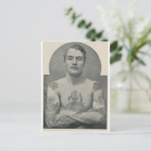 Butch Bruce, de getatoeëerde Australische zeeman Briefkaart (Staand voorkant)