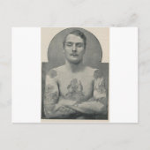 Butch Bruce, de getatoeëerde Australische zeeman Briefkaart (Voorkant)