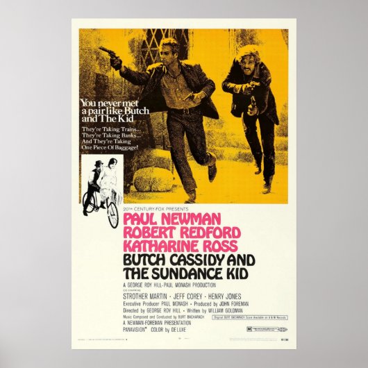 Butch Cassidy and the Sundance Kid Poster (Voorkant)