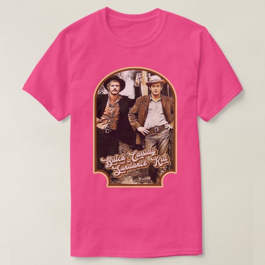 Butch Cassidy and the Sundance Kid T-shirt (Design voorkant)