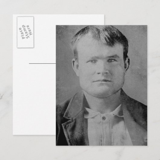 Butch Cassidy Briefkaart (Voorkant / Achterkant)