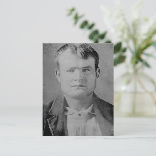 Butch Cassidy Briefkaart (Staand voorkant)