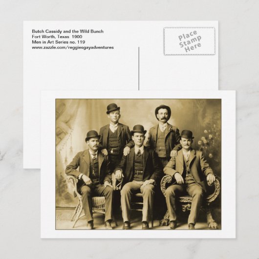 Butch Cassidy en de Wilde Bunch Briefkaart (Voorkant / Achterkant)