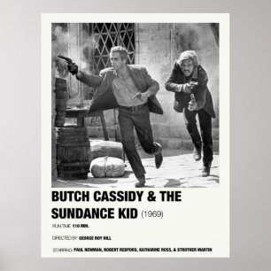 Butch Cassidy en The Sundance Kind 1969 Alternat Poster