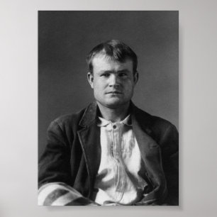 Butch Cassidy Mugshot Poster