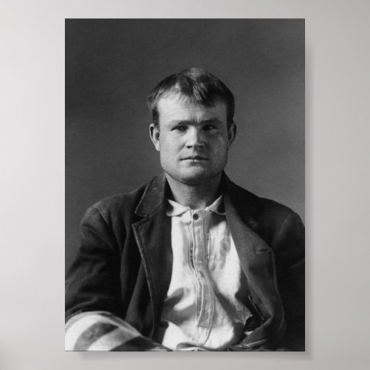 Butch Cassidy Mugshot Poster (Voorkant)