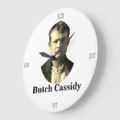 Butch Cassidy Wanted 🚨 Wild West Outlaw Verenigde Grote Klok (Hoek)