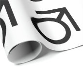 Butch-gendersymbool Cadeaupapier (Rol Hoek)