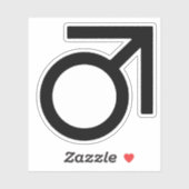 Butch-gendersymbool Sticker (Vel)