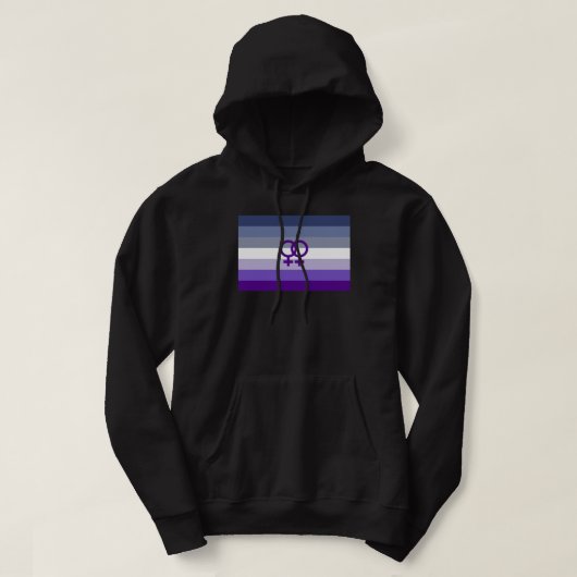 Butch Lesbian Love WLW Pride Hoodie (Design voorkant)