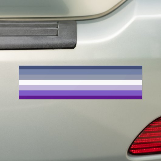 Butch Lesbian Pride Flag Bumpersticker (Op auto)