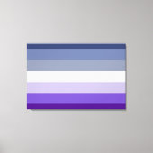 Butch Lesbian Pride Flag Canvas Afdruk (Voorkant)