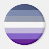 Butch Lesbian Pride Flag Magneet (Voorkant)