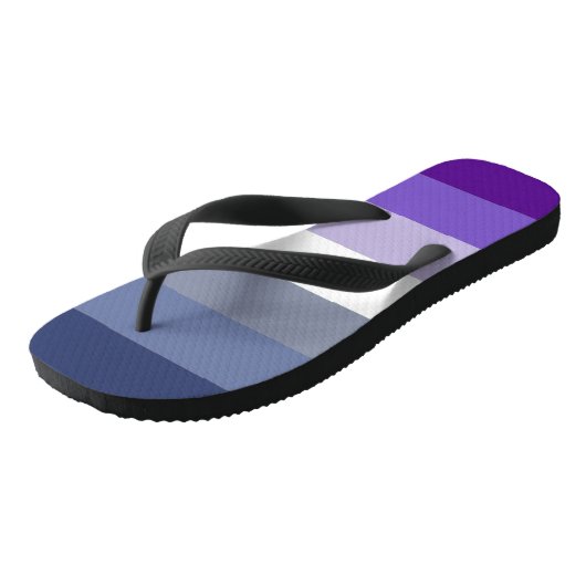 Butch Lesbian Pride Flag Teenslippers (Schuin)