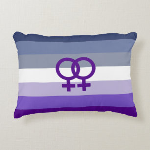 Butch Lesbische Liefde WLW Pride Accent Kussen
