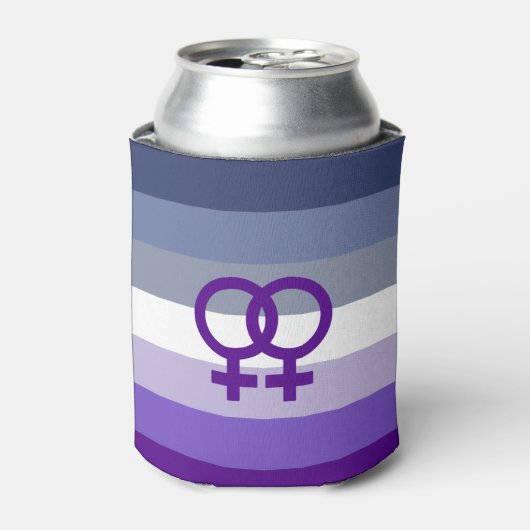 Butch Lesbische Liefde WLW Pride Blikjeskoeler (Blikje Voorkant)