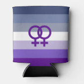 Butch Lesbische Liefde WLW Pride Blikjeskoeler (Voorkant)