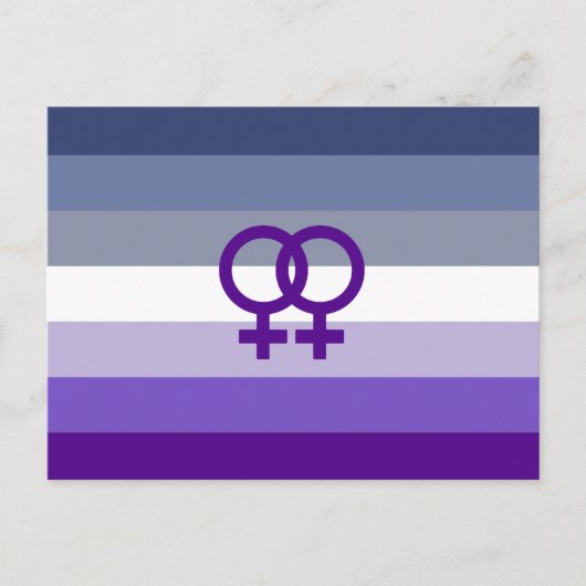 Butch Lesbische Liefde WLW Pride Briefkaart (Voorkant)