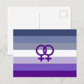 Butch Lesbische Liefde WLW Pride Briefkaart (Voorkant / Achterkant)