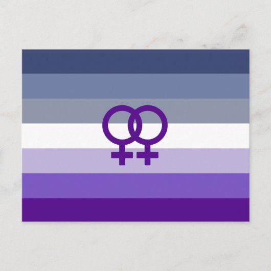 Butch Lesbische Liefde WLW Pride Briefkaart (Voorkant)