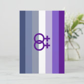 Butch Lesbische Liefde WLW Pride Feestdagenkaart (Staand voorkant)