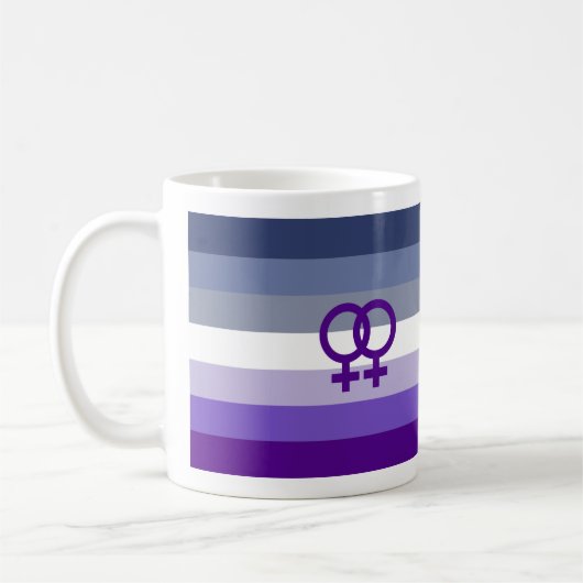Butch Lesbische Liefde WLW Pride Koffiemok (Links)