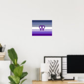 Butch Lesbische Liefde WLW Pride Poster (Thuiskantoor)