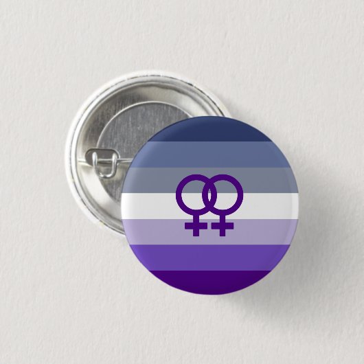 Butch Lesbische Liefde WLW Pride Ronde Button 3,2 Cm (Voorkant /achterkant)