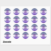 Butch Lesbische Liefde WLW Pride Ronde Sticker (Vel)