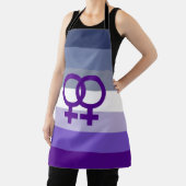 Butch Lesbische Liefde WLW Pride Schort (Insitu)