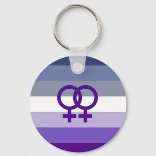 Butch Lesbische Liefde WLW Pride Sleutelhanger