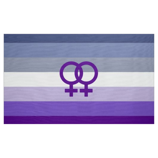 Butch Lesbische Liefde WLW Pride Stof (Yard (91,4 cm))