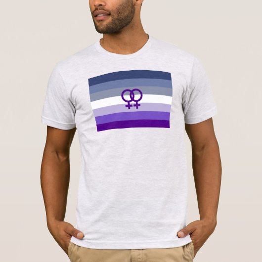 Butch Lesbische Liefde WLW Pride T-shirt (Voorkant)