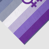 Butch Lesbische Liefde WLW Pride Tissuepapier (Detail)