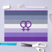 Butch Lesbische Liefde WLW Pride Tissuepapier (Craft)