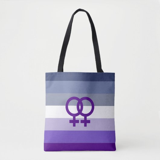 Butch Lesbische Liefde WLW Pride Tote Bag (Voorkant)
