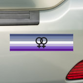 Butch Lesbische Pride Bumpersticker (Op auto)