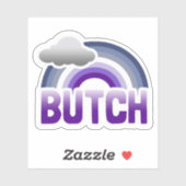 Butch Lesbische Pride Sticker (Vel)