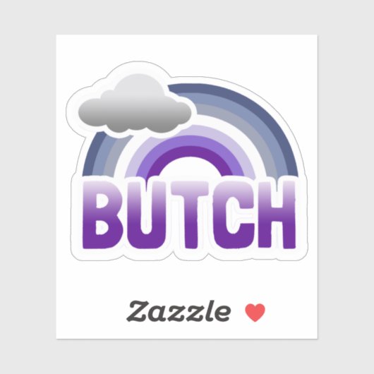 Butch Lesbische Pride Sticker (Vel)