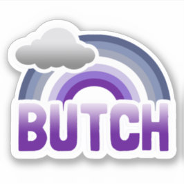 Butch Lesbische Pride Sticker