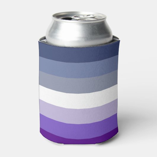 Butch Lesbische Pride Vlag Blikjeskoeler (Blikje Voorkant)