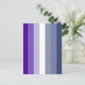 Butch Lesbische Pride Vlag Briefkaart (Staand voorkant)