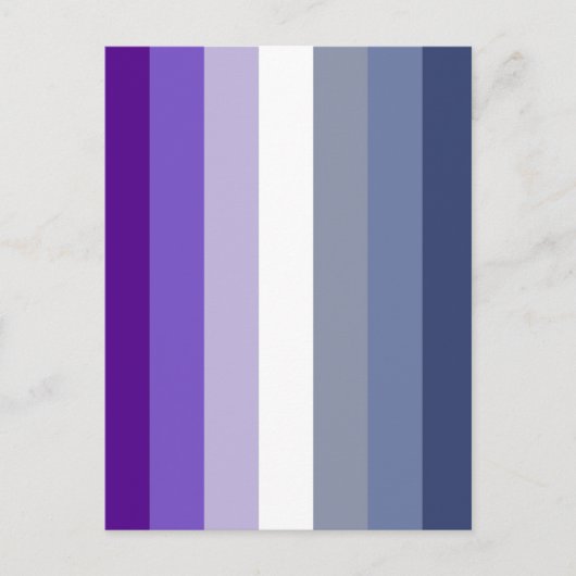 Butch Lesbische Pride Vlag Briefkaart (Voorkant)