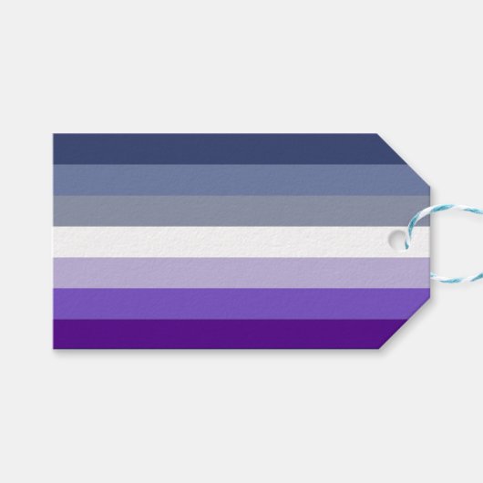 Butch Lesbische Pride Vlag Cadeaulabel (Voorkant (Horizontaal))