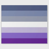 Butch Lesbische Pride Vlag Cadeaupapier (Vlak)