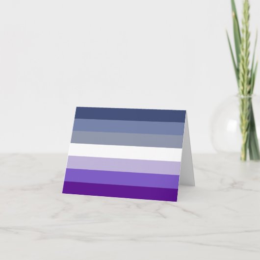Butch Lesbische Pride Vlag Feestdagen Kaart (Voorkant)